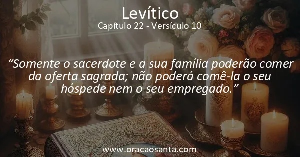 Levítico 22:10