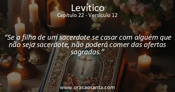 Levítico 22:12