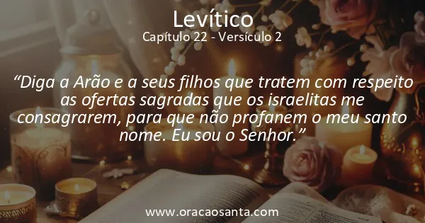 Levítico 22:2