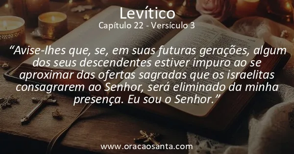 Levítico 22:3