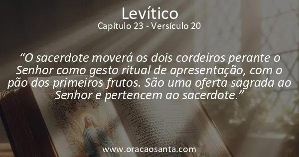 Levítico 23:20