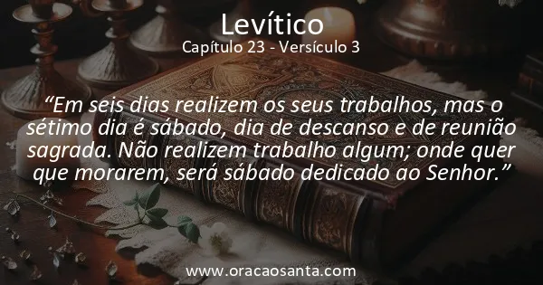 Levítico 23:3