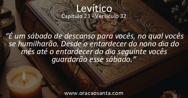 Levítico 23:32