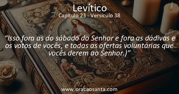 Levítico 23:38