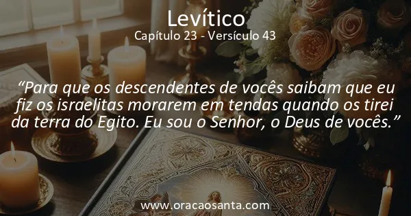 Levítico 23:43