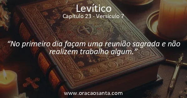 Levítico 23:7