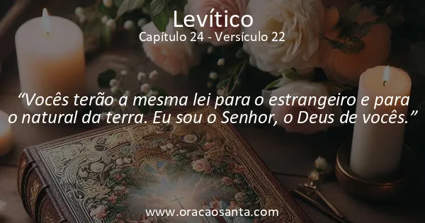 Levítico 24:22