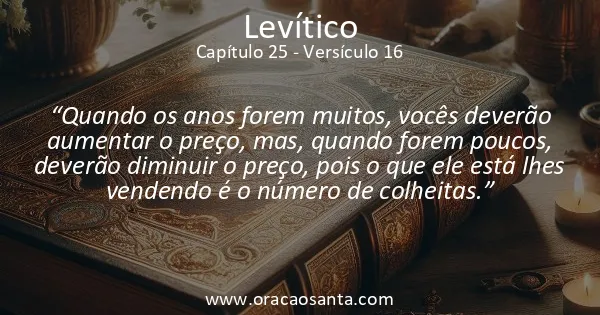 Levítico 25:16