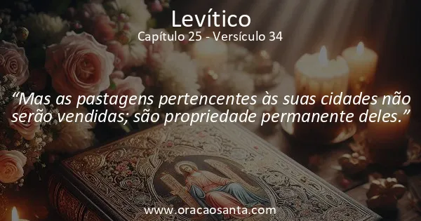 Levítico 25:34