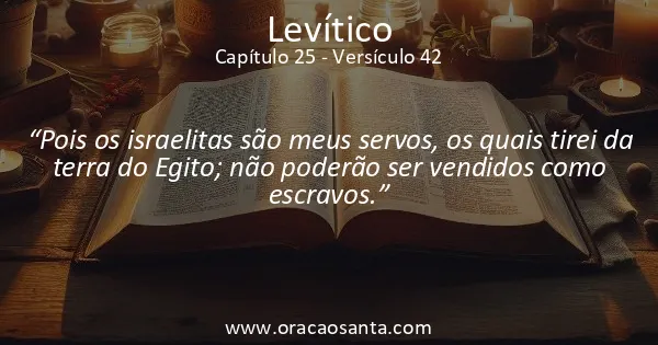 Levítico 25:42