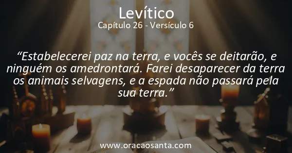 Levítico 26:6