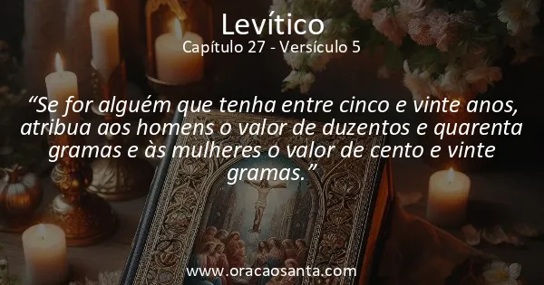Levítico 27:5