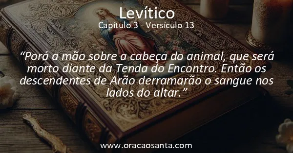 Levítico 3:13