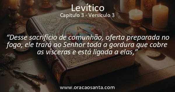 Levítico 3:3