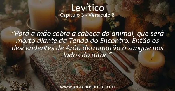 Levítico 3:8