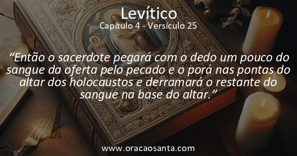Levítico 4:25