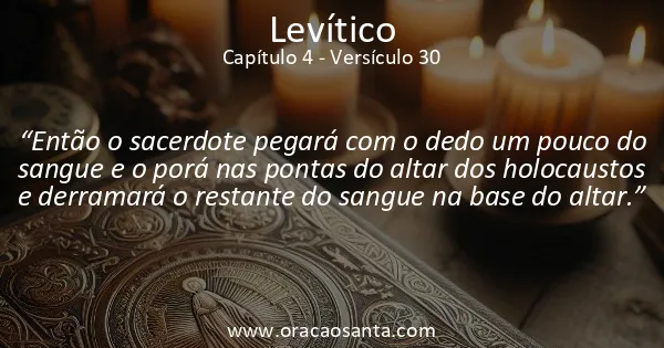 Levítico 4:30