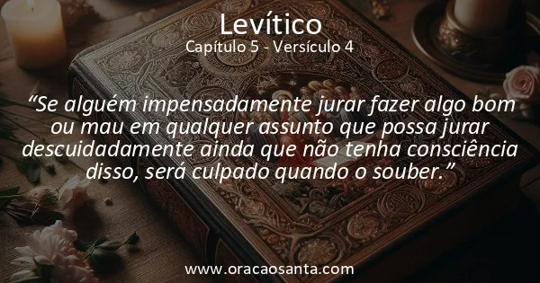 Levítico 5:4