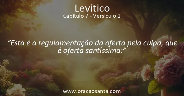 Levítico 7:1