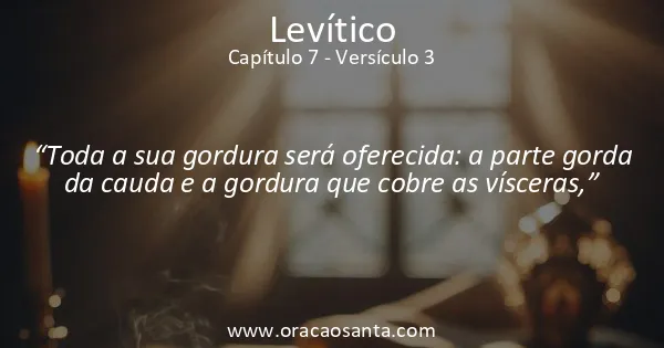 Levítico 7:3