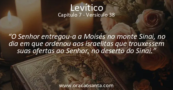 Levítico 7:38