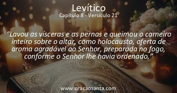 Levítico 8:21