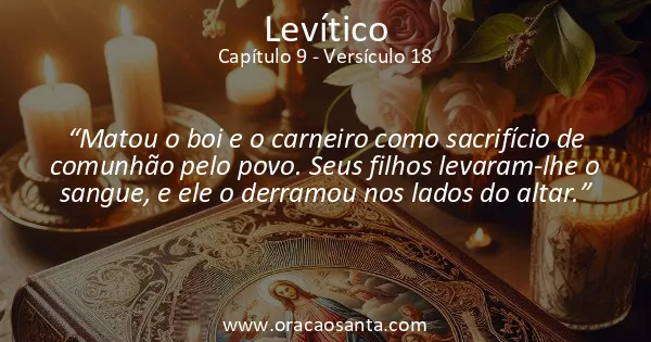 Levítico 9:18