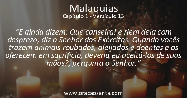 Malaquias 1:13