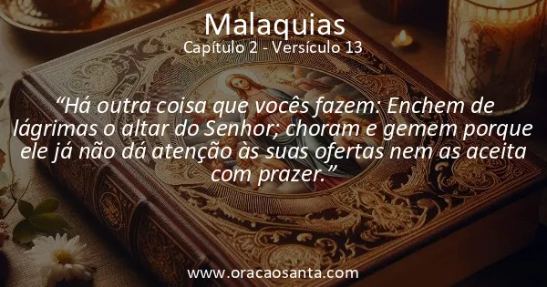 Malaquias 2:13