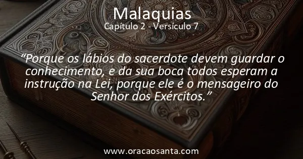 Malaquias 2:7