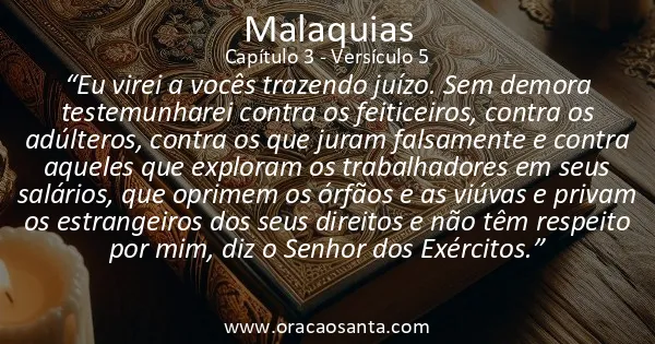 Malaquias 3:5