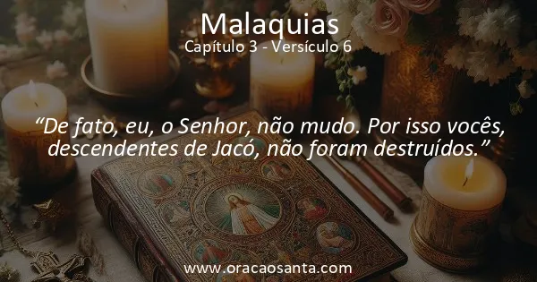 Malaquias 3:6