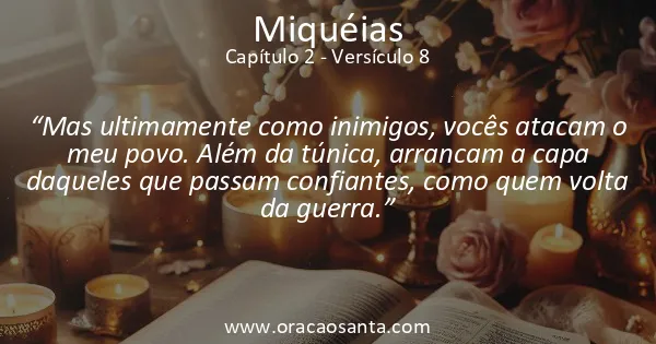 Miqueias 2:8