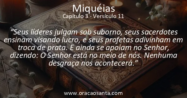 Miqueias 3:11