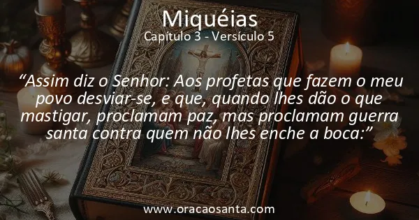 Miqueias 3:5