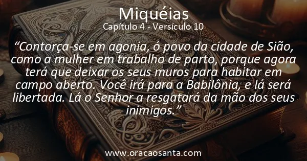 Miqueias 4:10