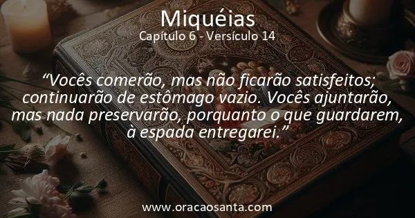 Miqueias 6:14