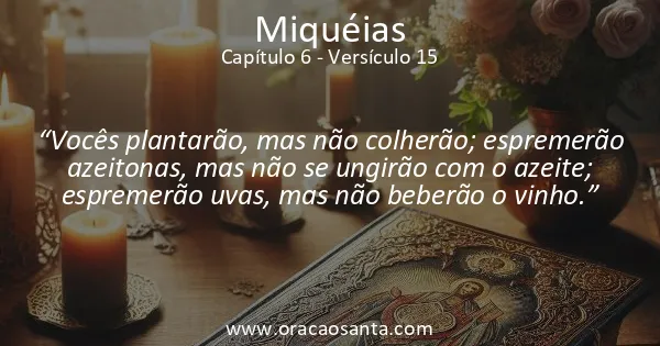 Miqueias 6:15