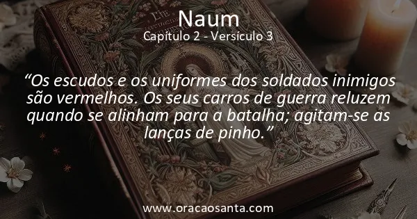 Naum 2:3