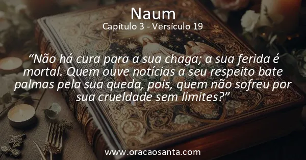 Naum 3:19