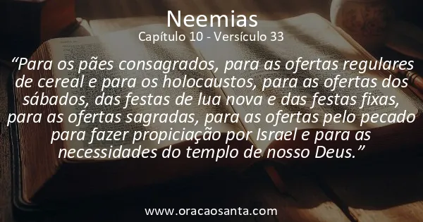 Neemias 10:33