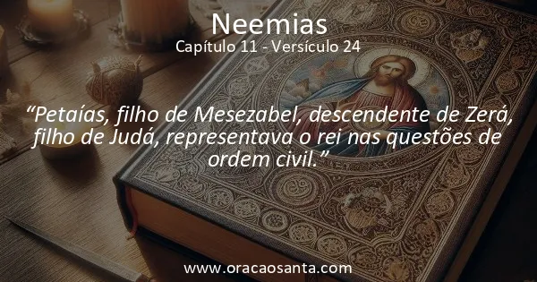 Neemias 11:24