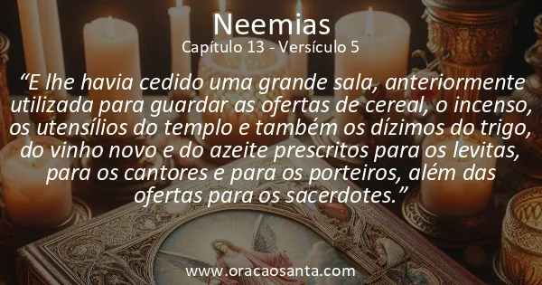 Neemias 13:5