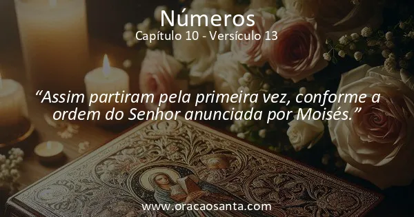 Números 10:13