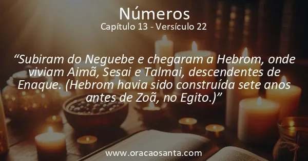 Números 13:22