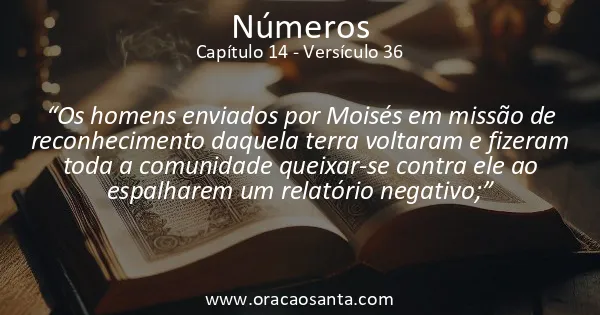 Números 14:36