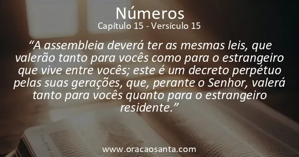 Números 15:15