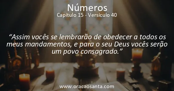 Números 15:40