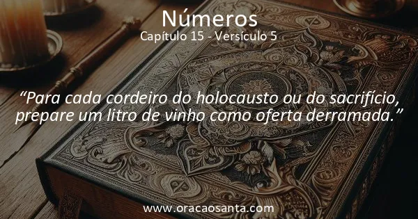 Números 15:5