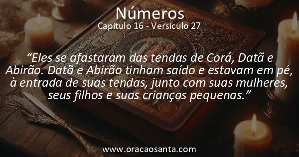 Números 16:27